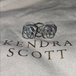 Kendra Scott logo earrings